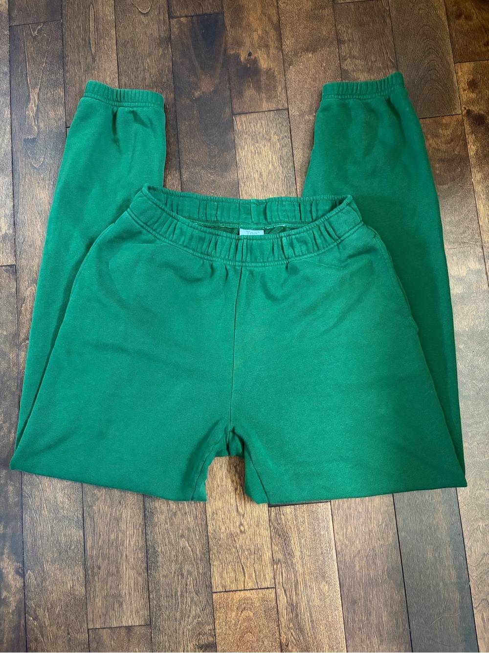 TNA Airy Boyfriend Green Sweatpants